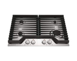 30" Gas Cooktop with 4 Sealed Burners, Stainless Steel, Frigidaire Gallery Series GCCG3046AS