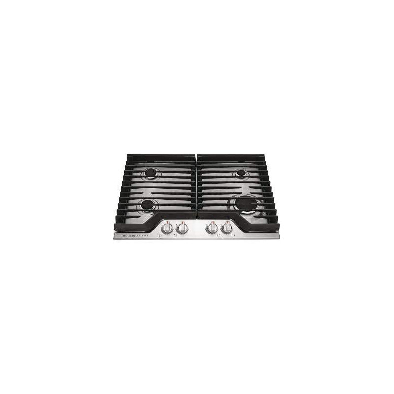 30" Gas Cooktop with 4 Sealed Burners, Stainless Steel, Frigidaire Gallery Series GCCG3046AS