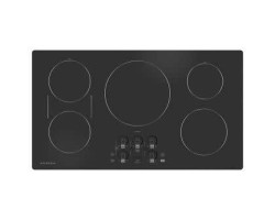 36" Built-in Induction Cooktop, with 5 Burners, Black, Monogram ZHU36RDTBB