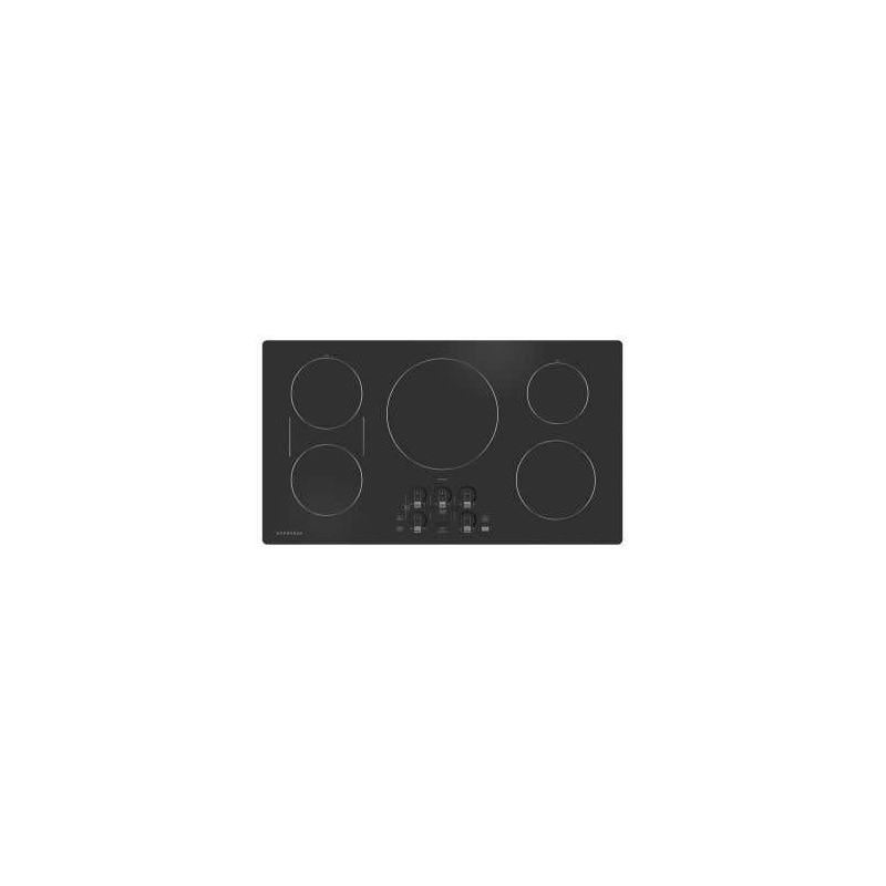 36" Built-in Induction Cooktop, with 5 Burners, Black, Monogram ZHU36RDTBB