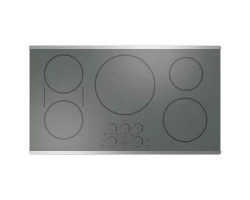 Plaque de cuisson à induction 36 po encastrée, avec 5 brûleurs, acier inoxydable, Café™ CHP90362TSS