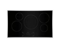 Plaque de cuisson à induction 36 po encastrée, avec 5 brûleurs, acier inoxydable, JennAir® JIC4536KS