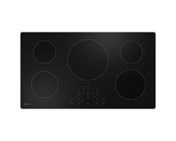 36" Built-In Electric Cooktop, with 5 Radiant Burners, Black, GE Profile™ PHP7036DTBB