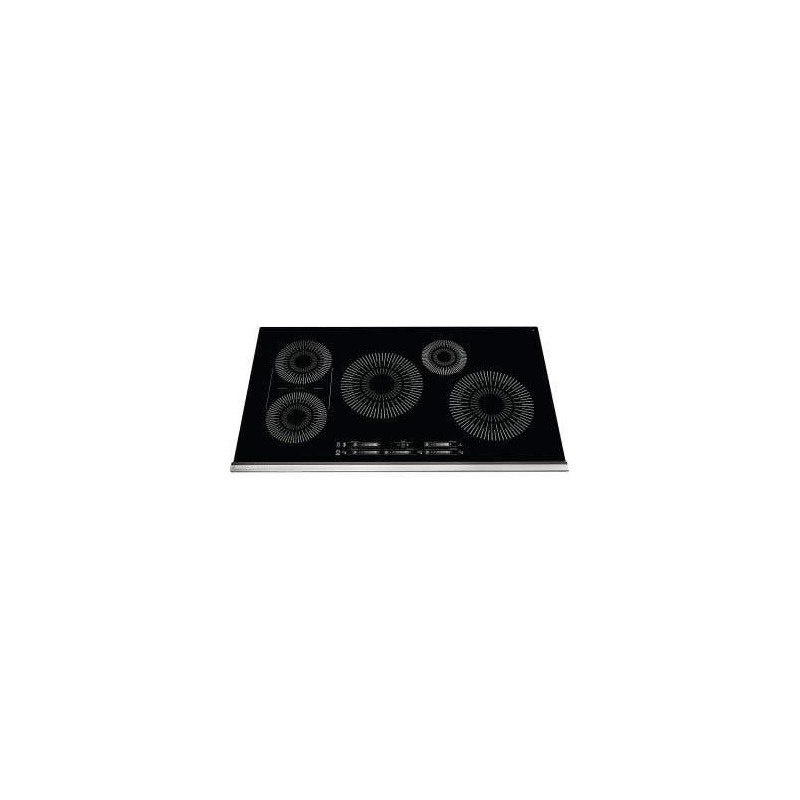 36" Built-in Electric Cooktop, with 5 Radiant Burners, Black, Frigidaire Gallery Series GCCI3667AB