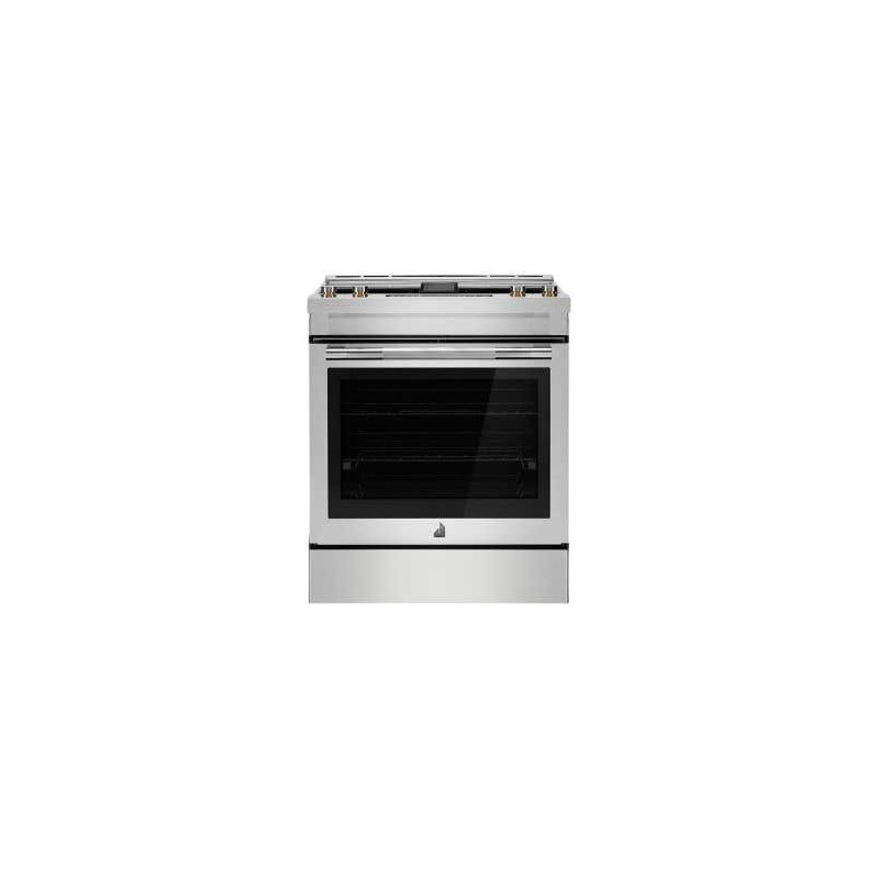 30" Slide-In Electric Range, 4 Radiant Burners, Stainless Steel, JennAir Rise™ Series JES1750ML