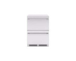 24" 5.1 cu.ft. Dual Zone Built-In Outdoor Refrigerator Drawer, Stainless Steel, Zephyr Presrv Series PRRD24C2AS-OD