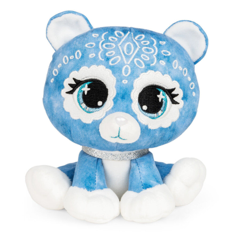 GUND P.Lushes Designer Fashion Pets, Demi Jeane, ourse en peluche de luxe douce et élégante, bleu, 15,2 cm