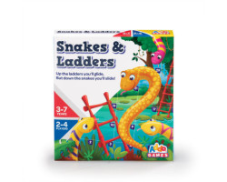 EX-AD-SNAKES & LADDERS MINI CARD GAME