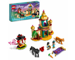 LEGO  Disney 43208 L'aventure de Jasmine et de Mulan 43208 Ensemble de construction (176 pièces)