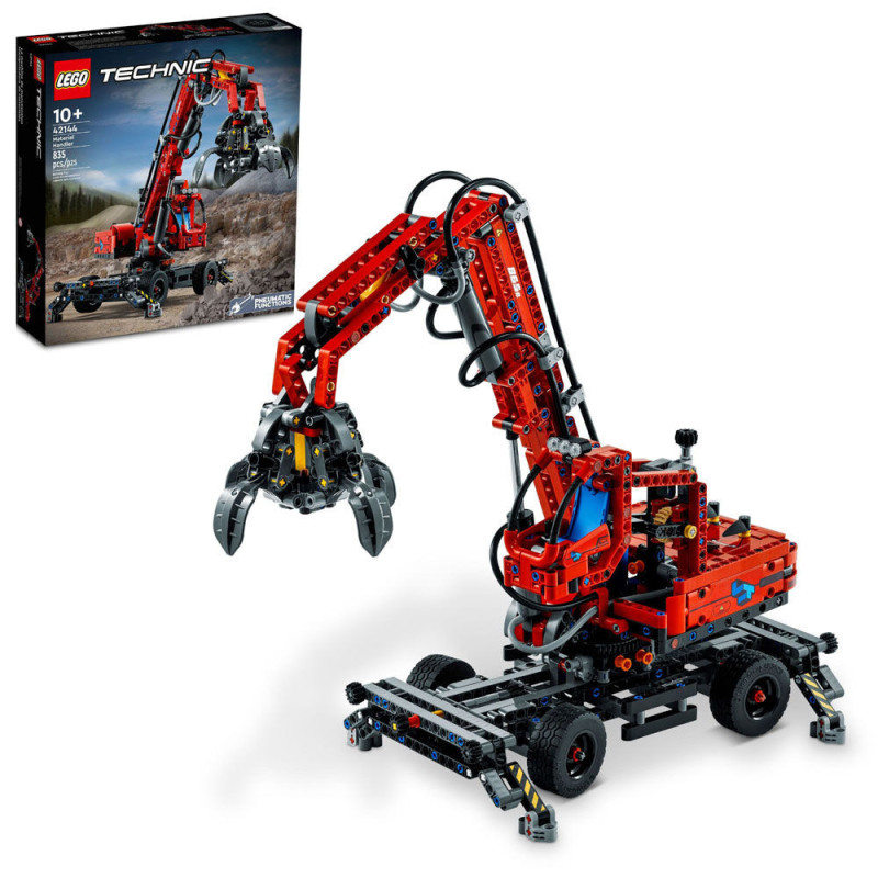 LEGO Technic La machine de manutention, 42144 Modèles de grues, Ensemble de construction (835 pièces)