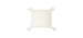 Coussin tricot blanc Janick