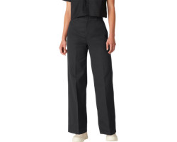 Regular Fit Wide Leg Work Pants - Women's