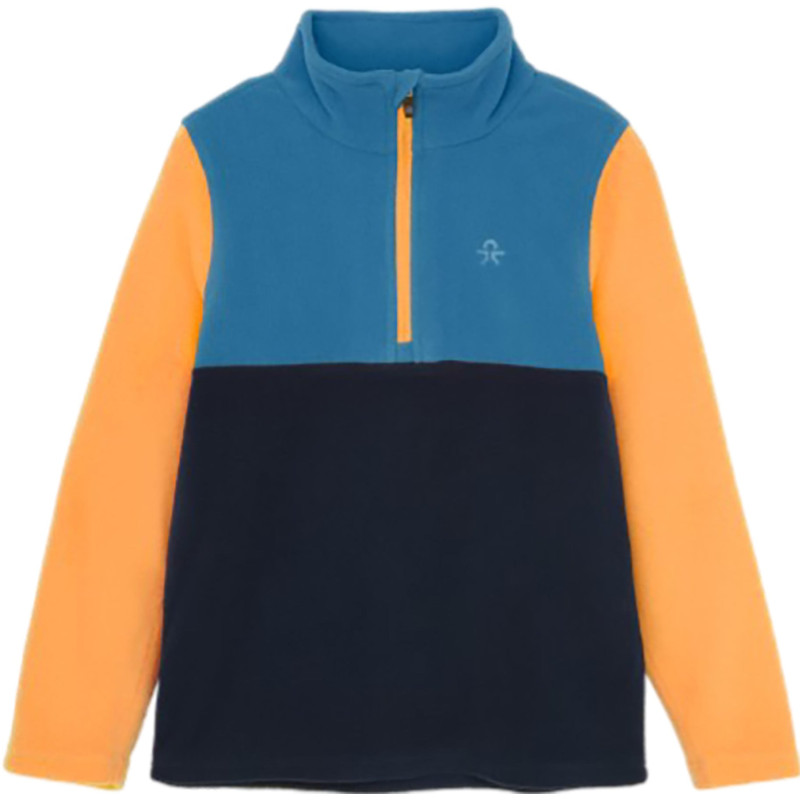 Colorblocked fleece coat - Child