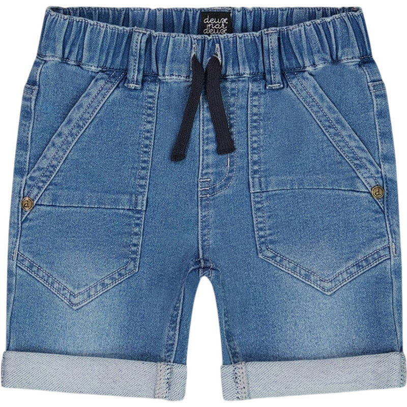 Stretch denim shorts - Little Boy