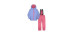 Amery Periwinkle Snowsuit 4-6 years