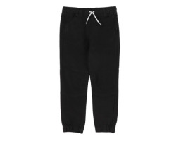 Black Twill Jogger, 2-12 years