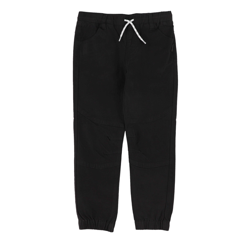 Black Twill Jogger, 2-12 years