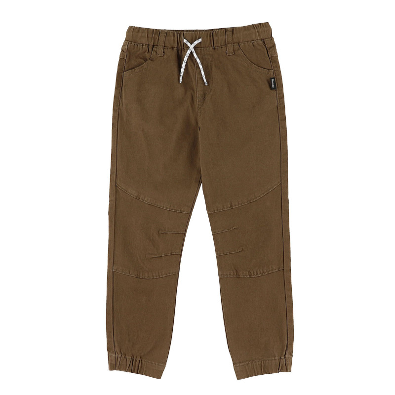 Brown Twill Joggers, 2-12 years