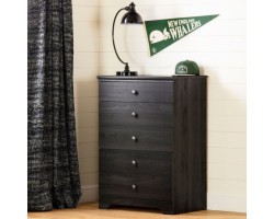 5-drawer chest of drawers - Zach Gray oak