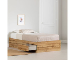 Single Bed - Tassio Nordic Oak