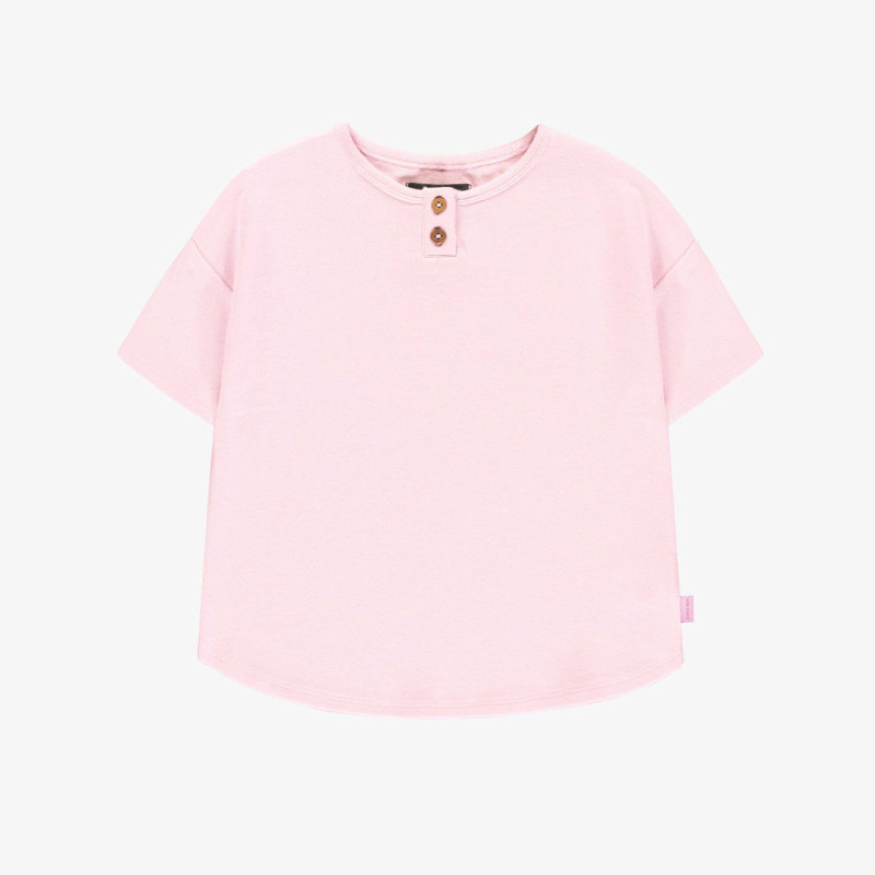 Lilac short sleeves relaxed fit T-shirt, child