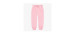 Pink relaxed pants in soft french cotton, child