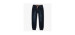 Regular fit pants jogger style in stretch denim, medium blue, child