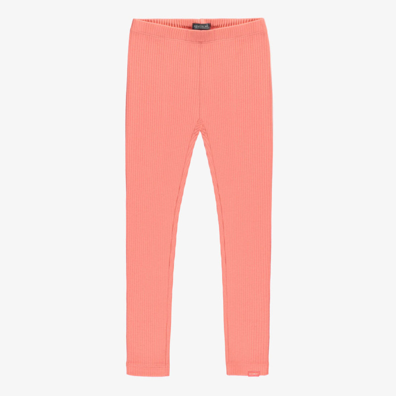 Coral long legging in ribbed knit, child