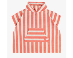 Peach and cream striped...