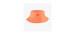 Reversible orange and striped sun hat, child