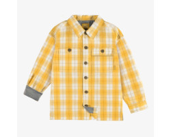 Yellow and cream plaid...