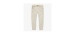 Cream slim fit pants in stretch twill, child