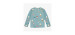 Blue long sleeves swim t-shirt with icy treat print, child