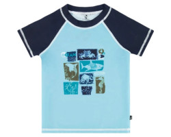 Short-sleeved printed surf...