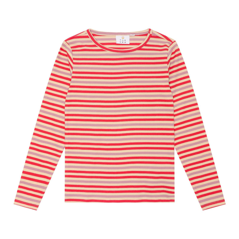 Lena Ribbed T-shirt, 3-14 years