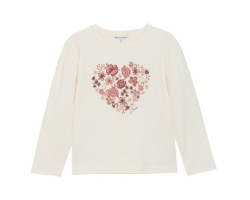 Heart Flower T-shirt 3-8 years