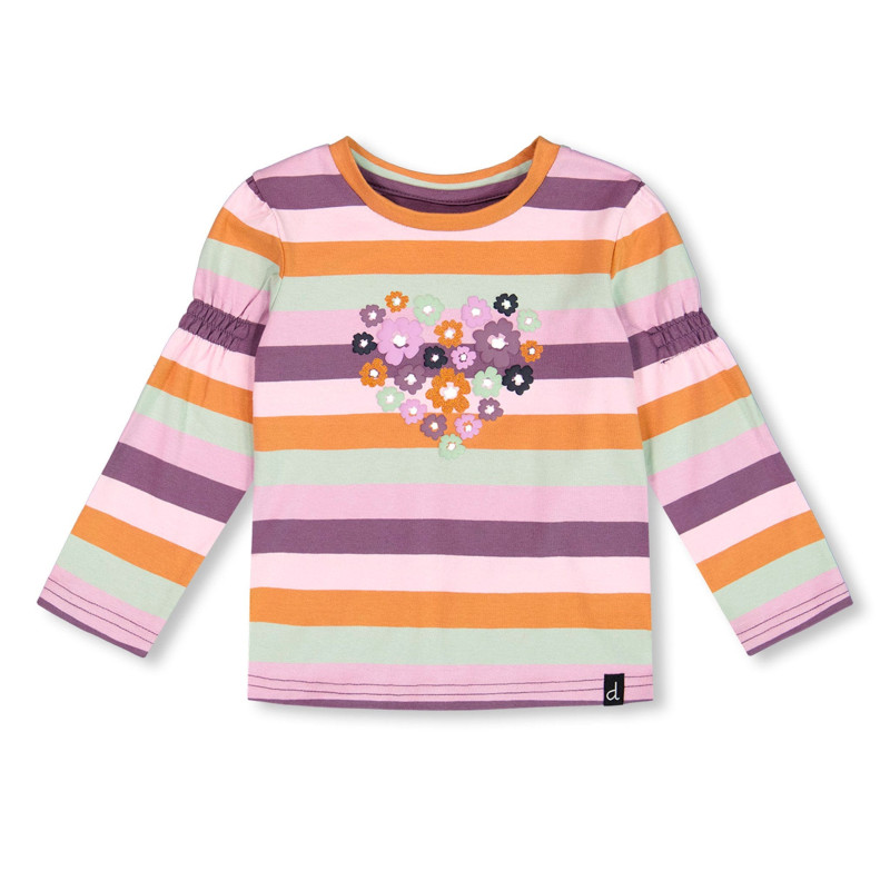 Deux par Deux T-shirt Rayé Minet 3-6ans