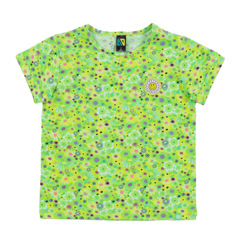 Nanö T-Shirt Fleurs Paix 7-12ans