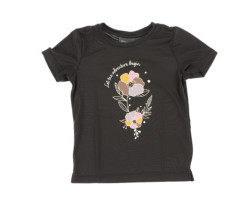 Flower Printed T-Shirt 4-8 years