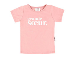 Bedaine Love T-shirt Grande Soeur 2-4ans