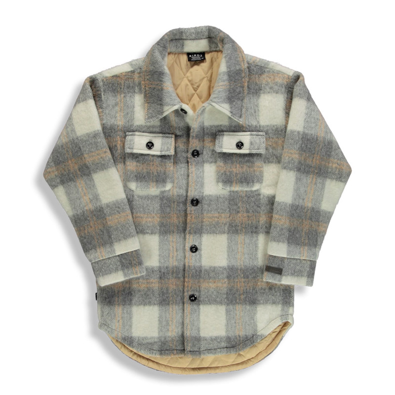 Checked Overshirt, 5-14 years