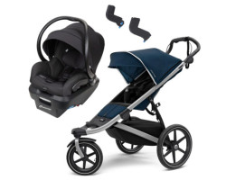 Thule Ensemble Poussette Urban Glide2 + siège d'auto Mico 30 + adaptateur