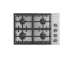 Plaque de cuisson au gaz 30 po encastrable avec 4 brûleurs scellés™, acier inoxydable, Fisher & Paykel 7 Professional Series CD