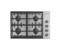 Plaque de cuisson au gaz 30 po encastrable avec 4 brûleurs scellés™, acier inoxydable, Fisher & Paykel 9 Professional Series CD