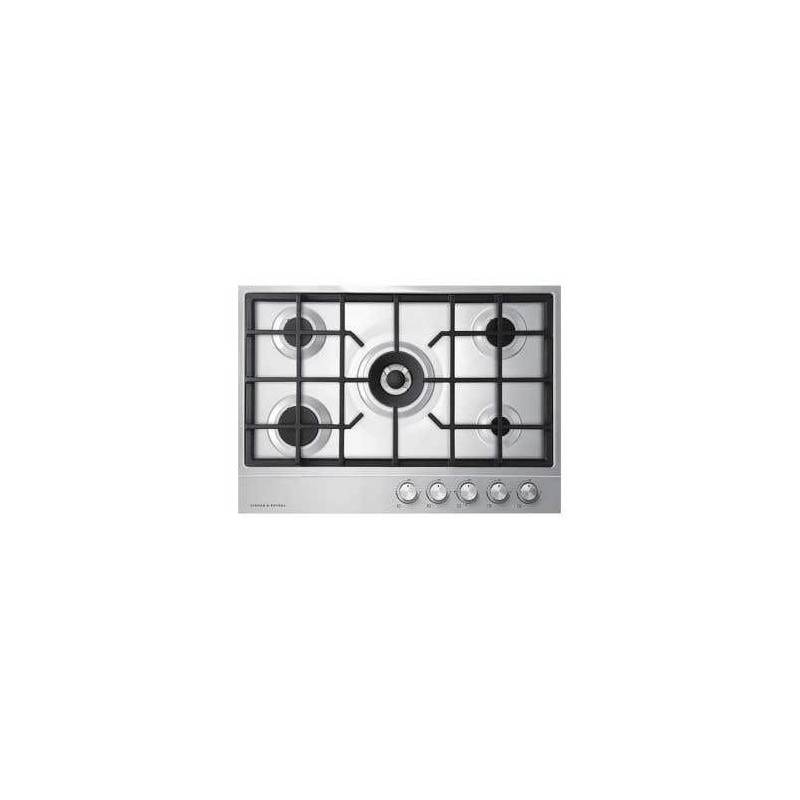 30" Gas Cooktop with 5 Sealed Burners, Stainless Steel, Fisher & Paykel Contemporary 7 Series CG305DNGX1 N