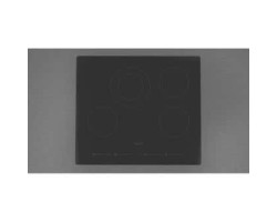 24" built-in electric cooktop, with 4 radiant burners, black, Fulgor Milano 700 series F7RT24B1