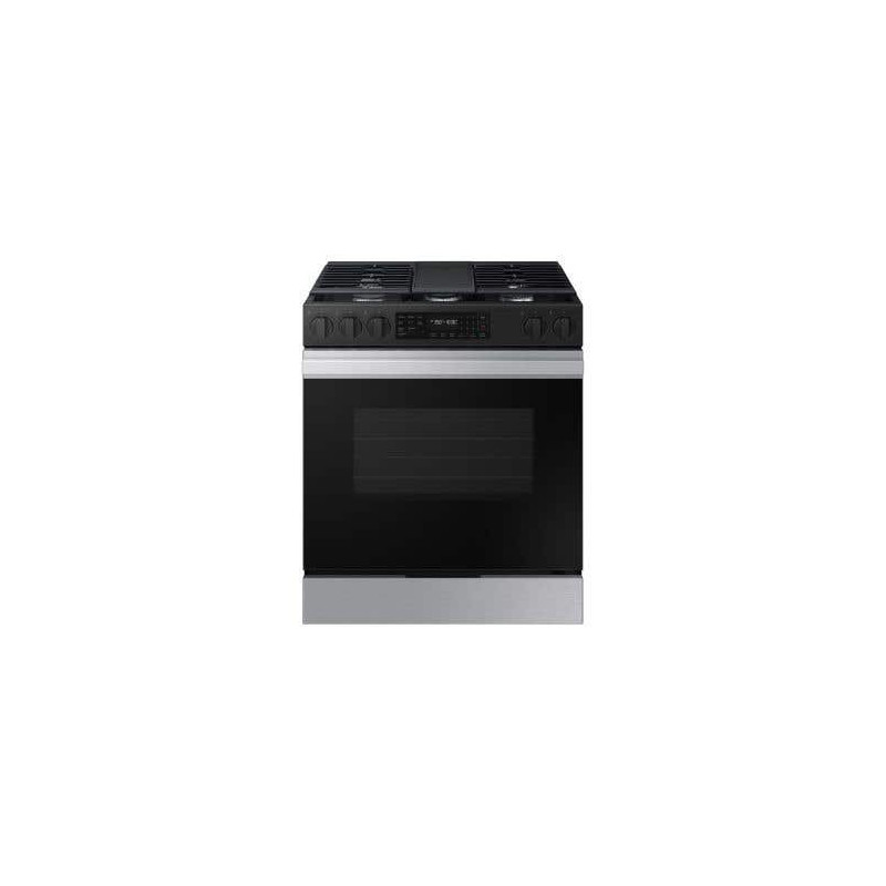 Cuisinière au gaz 30 po encastrable, 5 brûleurs scellés, acier inoxydable, Samsung NSG6DG8300SRAA