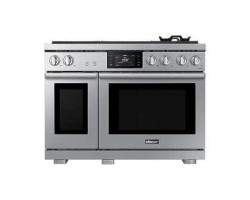 48" Freestanding Gas Range, 6 Sealed Burners, Silver, Dacor DOP48T960GS/DA