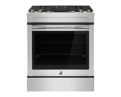 30" Slide-In Gas Range, 4 Sealed Burners, Stainless Steel, JennAir JDS1750ML