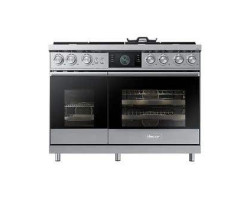 48" Freestanding Gas Range, 6 Sealed Burners, Silver, Dacor DOP48C96DLS/DA